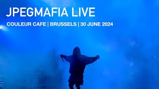 JPEGMAFIA LIVE  30 June 2024  Couleur Café  Brussels  Belgium [upl. by Baxy]