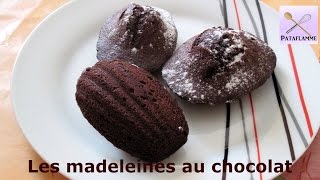 Les madeleines au chocolat  La recette simple et rapide [upl. by Ahsienet]