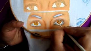 PINTANDO OJOS COLOR MIEL [upl. by Cutlor]