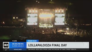 Lollapalooza wraps up final day in Grant Park [upl. by Aketal471]