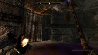 Lets Play Skyrim Blind Part 305 Calcelmos Laboratory and Balcony and Tower [upl. by Marieann912]