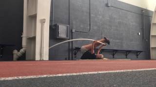 RowSwing Pole Vault Drill [upl. by Hplodnar]