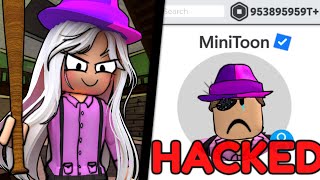 I stole MINITOONS account to play PIGGY [upl. by Lynde]