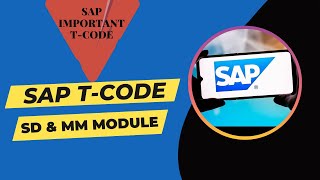 Essential SAP SD Codes Top ModuleWise Transaction Shortcuts [upl. by Constantin]