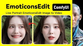 EmoticonsEdit Copy expression video  ComfyUI Live Portrait ｜Workshop [upl. by Roderic639]