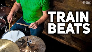 How to Play a Train Beat  Drum Lesson  Stephen Taylor Drum Lessons [upl. by Erreip]