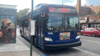 MTA 2019 New Flyer XD40 7576 on Bx27 to Clason Point [upl. by Eelsha]