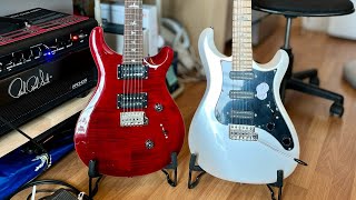 PRS SE NF3 and SE Custom 24 quick tone comparison [upl. by Aleunam72]