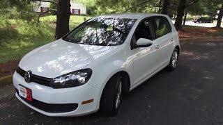 2010 Volkswagen Golf 4Door Walkaround Start Up Exhaust Test Drive [upl. by Wichman]