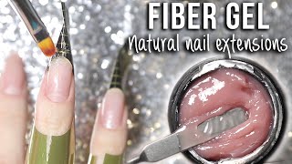 💅FIBER GEL Strong amp Natural Looking Nail Extensions Mshare [upl. by Figone]