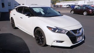 20162017 Nissan Maxima SR Walkaround amp Interior Tour [upl. by Rebak]