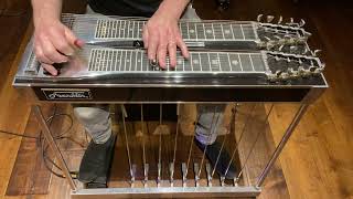 Working Man Blues Pedal Steel Guitar 2 Improvised Solo [upl. by Ennahs399]