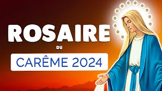 🙏﻿ ROSAIRE de CARÊME 2024 🙏﻿ Prière du Saint Rosaire 20 Mystères [upl. by Otilia]