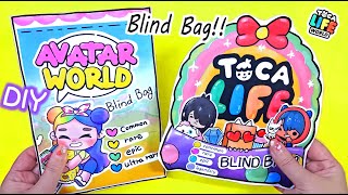 Paper Diy✨Blind Bag Unboxing outfits avatarworld tocaboca [upl. by Jerome]