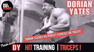 Dorian Yates Blood amp Guts style Tricep Extensions Explained [upl. by Aenal]