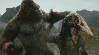 King Kong vs Skull Crawler  Fight Scene  Kong quot full Scene Status Video  Status Video 2021 [upl. by Zebadiah]