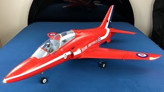 Freewing BAe Hawk T1 70mm EDF Jet With Red Arrow Paint Scheme  Unboxing amp Review [upl. by Ardenia25]