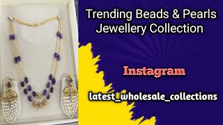 Trending Beads amp Pearls Jewellery Collection trending beautiful beadsjewellerypearls subscribe [upl. by Felicity806]