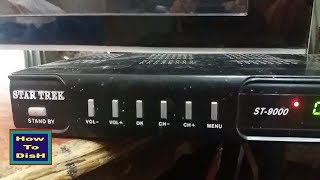 HOW TO UPGRADE STAR TRACK ST 9000 HD RECEIVER SOFTWARE [upl. by Enived]