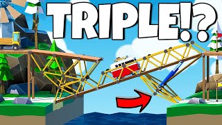 The LEGENDARY TRIPLE MUSCLE returns in Poly Bridge 2 [upl. by Gristede]