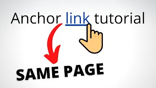 How to Link to a Specific Part of a Page HTML anchor link [upl. by Carlton]