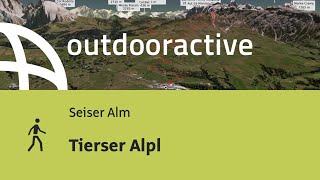 Wanderung auf der Seiser Alm Tierser Alpl [upl. by Ynnavoj344]