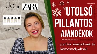 UTOLSÓ PILLANATOS AJÁNDÉKOK KARÁCSONYRA parfüm rajongóknak és könyvmolyoknak [upl. by Asennav686]