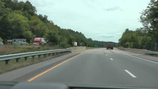 I74 east from Indianapolis towards Cincinnati Ohio August 15 2013 [upl. by Savadove]