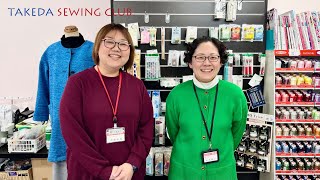 TAKEDA SEWING CLUBの斉藤先生が日暮里繊維街で生地を買う [upl. by Anikehs473]