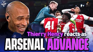 Thierry Henry reflects on Arsenal advancing to the quarterfinals 👀  UCL Today  CBS Sports Golazo [upl. by Hisbe]