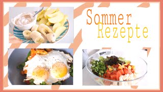 GESUNDE amp SUPER LEICHTE SOMMER REZEPTE  SCHÜLERampSTUDENTEN  Frühstück Mittagessen Abendessen [upl. by Nelav]