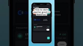 How to claim vaucher gcash in Mathplus app legitpaying makingmoneyonline [upl. by Cooperstein]