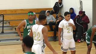 Waterbury Career Academy High School vs Weaver High School  Jan 2 2019 [upl. by Eimmij]