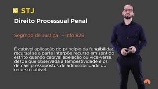 Informativo 825  STJ Segredo de Justiça I  Fungibilidade do RESE e da Apelação [upl. by Leikeze654]