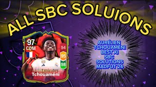 AURELIEN TCHOUAMENI 97 RATED ALL 15 MADFUT SOLUTIONS  MADFUT BEST X1 SBC SOLUTION  MADFUT 24 [upl. by Hanafee]