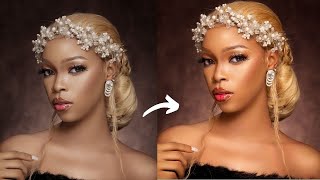 HOW TO GET GOLDEN SKIN TONE IN PHOTOSHOP PHOTOSHOP TUTORIAL [upl. by Tenneb]