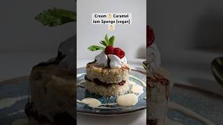 The most delicious vegan vanilla sponge cake  How to make vegan vanilla cake veganrecipes [upl. by Luiza20]