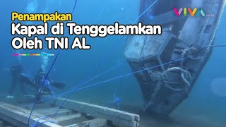 TNI AL Tenggelamkan Kapal Demi Tingkatkan Wisata Bawah Laut di Bali [upl. by Raynah]