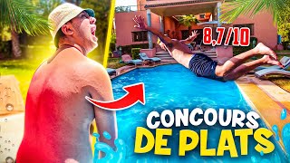 CONCOURS DE PLATS AVEC NOS SOEURS DANS LA PISCINE  on a souffert mdrrr [upl. by Assilla]