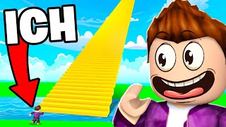 Baue eine TREPPE Zum HIMMEL in Roblox Build a Boat [upl. by Kenric219]