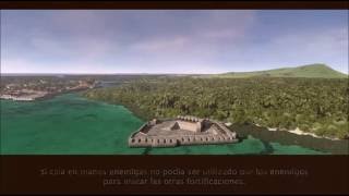 Cartagena de Indias en la época de Blas de Lezo Fortificaciones en 3D [upl. by Kathe]