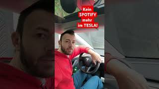 Kein kostenloses Spotify mehr im Tesla Premium Connectivity Paket teslanews tesla spotify [upl. by Schubert130]