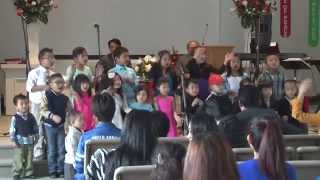 Easter Sunday 2015  Sunday School Bible recitation [upl. by Katuscha]