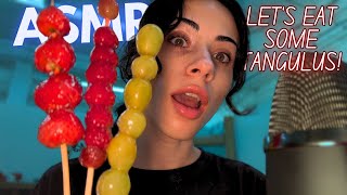 ASMR  Eating Tanghulu amp Crispy Mouth Sounds [upl. by Rusticus]