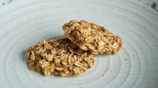 Banana Oats Cookies  4 Ingredients Vegan [upl. by Harvison]