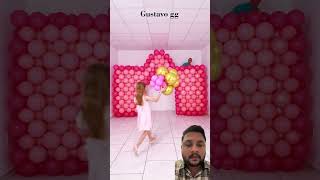 Happy birthday balloons decoration decoration balloon party birthday funny shorts [upl. by Aytak]