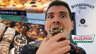 BEST DOUGHNUTS in LONDON Doughnut Time Dum Dum Donutterie Krispy Kreme [upl. by Ahtreb]