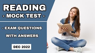 PTE READING MOCK TEST WITH ANSWERS  V2 PTE ACADEMIC  DECEMBER 2022 [upl. by Sisenej]