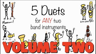 5 Duets for Any Two Band Instruments   Volume 2 [upl. by Ainattirb]