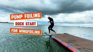 Can dock start improve your speed in wingfoiling [upl. by Relyhs241]